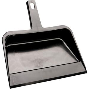 Dust Pan - Plastic, Black, 12"