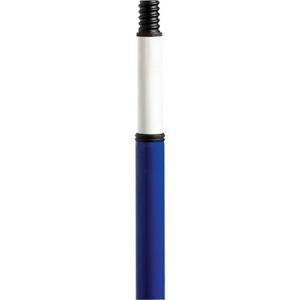 Handle - Telescopic, Aluminum, 79", 1", ACME Threaded, Broom/Scraper/Squeegee/Wet Mop/Brush/Dust Mop, 43", Blue & White