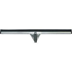Moss Rubber Heavy-Duty Floor Squeegee - Straight, 30", Galvanized Steel, Natural Rubber, Chrome Plated Steel