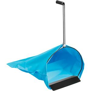 Heavy-Duty Litter Scoop - Bag, Blue, Vinyl, Steel