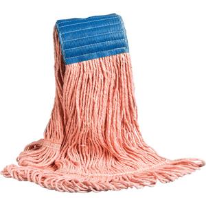 SuperLooper™ Wet Mop - General Use, Loop, Polyester/Rayon, Blue, Wide, Small