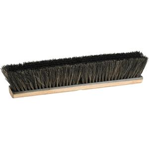 Push Broom Head - 24", PVC/Animal Hair, Fine, Wood