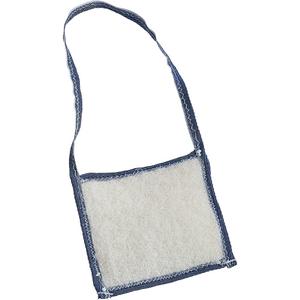 Scrubby Foot Pad - 6", 6", Blue & White