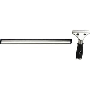 Window Squeegee with Handle - 12", Stainless Steel, Rubber