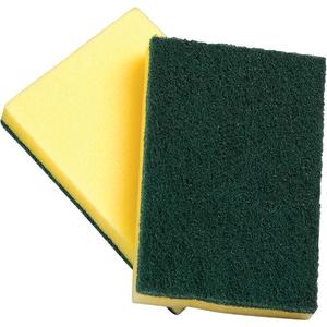 Sponges with Scouring Pad - Scrubbing, 6", 4", 1"