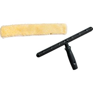 Window Washing Sleeve with T-Bar Handle - 14", 1-1/2", Microfibre, Yellow
