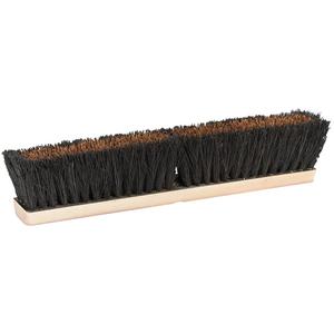 Push Broom Head - 36", Tampico/Palmyra, Medium/Coarse, Black