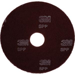 Hi-Performance Pad - Stripping, 17", 20", Maroon, Round, 175 - 600 RPM, Non-Woven Fibre, 3.375"