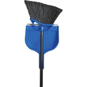Mars Angle Broom & Dustpan Combo - 48", 10", Black & Blue