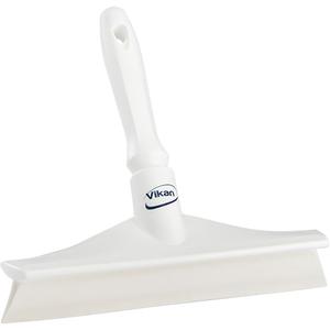 Ultra Hygiene Bench Squeegee - White, 10", Straight, 3-1/2", 3-1/2", Polypropylene
