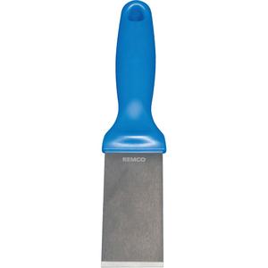 Food Service Scraper - 1-1/2", 9", Blue, Polypropylene, Stainless Steel