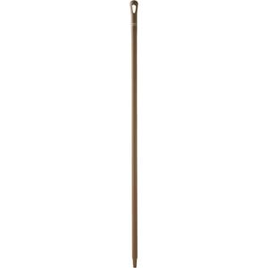 Ultra Hygiene Handle - Ergonomic, Polypropylene, 59", 1-1/4", Euro Threaded, Broom/Scraper/Squeegee/Brush/Dust Pan/Pad Holder/Fork