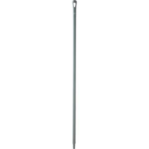 Ultra Hygiene Handle - Ergonomic, Polypropylene, 59", 1-1/4", Euro Threaded, Broom/Scraper/Squeegee/Brush/Dust Pan/Pad Holder/Fork
