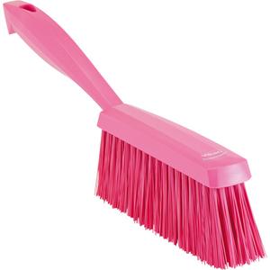 Food Hygiene Hand Brush - Banister, Pink, 13", Medium, 212 °F, '-4 °F, 2"