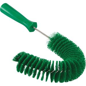 Hooked Brush - Vessel/Tube/Pipe, Green, 15-1/2", Medium/Stiff