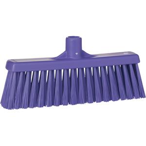 Upright Broom Head - Polyester, 12", Medium, Purple, Purple, Polypropylene, Euro