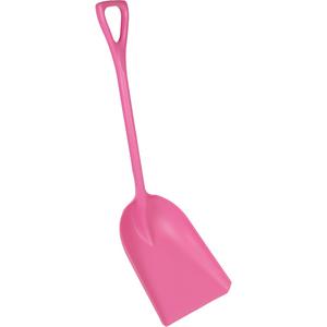 One-Piece Shovel - Pink, White, Blue, Green, 42-1/2", 13-3/4" x 6-2/3", Square, Plastic