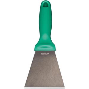 Large Stainless Steel Scraper - 3", 9", Green, Polypropylene