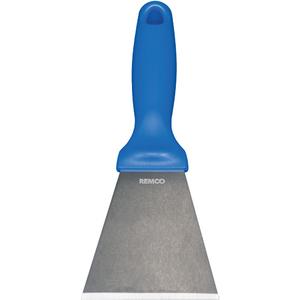 Large Stainless Steel Scraper - 3", 9", Blue, Polypropylene
