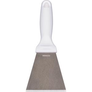 Large Stainless Steel Scraper - 3", 9", White, Polypropylene