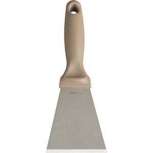 Large Stainless Steel Scraper - 3", 9", Brown, Polypropylene