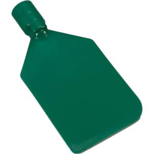 Stiff Paddle Scraper - 4-1/2", 8-3/4", Green, Nylon, Euro