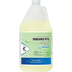 Vangard Ready-to-Use Disinfectant - 4 L, Jug, Lemon, 2504731, 10 minutes, 7.5 - 8.0
