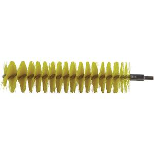 0.375" Valve Brush - Tube, Yellow, 20", Stiff, 0.375", Polyester, Polypropylene, Stainless Steel