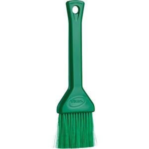 2" Pastry Brush - Detail, Green, 7-3/4", Soft, 2", Polyester, Polypropylene, Stainless Steel