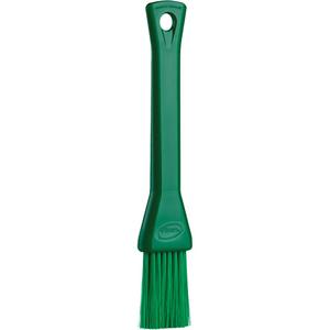 1" Pastry Brush - Detail, Green, 7-3/4", Soft, 1", Polyester, Polypropylene, Stainless Steel