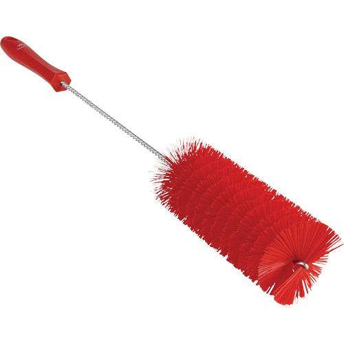 2.4" Detail Valve Brush - Tube, Red, 20", Medium, 2.4", Polyester, Polypropylene, Stainless Steel