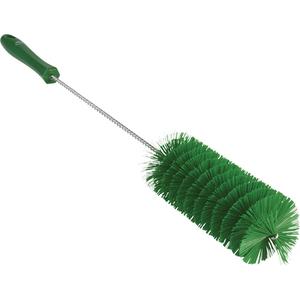 2.4" Detail Valve Brush - Tube, Green, 20", Medium, 2.4", Polyester, Polypropylene, Stainless Steel