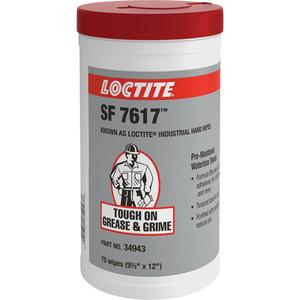 SF 7617™ Industrial Hand Wipes - 75, 12", 9-1/2", Citrus, 30 sec.
