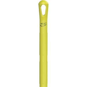 Ultra Hygiene Handle - Standard, Polypropylene, 26", 1-1/4", Euro Threaded, Yellow, Euro (Hygienic)