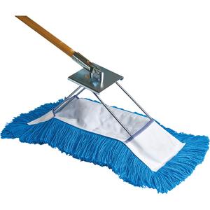 Static-H Breakaway Dust Mop - Slip On, 18", 5", Nylon, Breakaway Frames, Blue