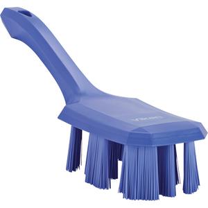 Short Handle UST Brush - Scrub/Machine, Purple, 10", Stiff, 2-7/8", 2-3/4", Polypropylene, Polyester