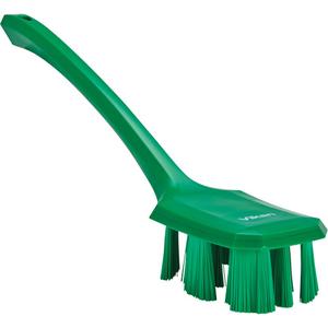 Long Handle UST Brush - Scrub, Green, 15-1/2", Stiff, 2-7/8", 2-3/4", Polypropylene, Polyester