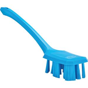 Long Handle UST Brush - Scrub, Blue, 15-1/2", Stiff, 2-7/8", 2-3/4", Polypropylene, Polyester
