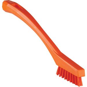Detail Brush - Machine, Orange, 8", Stiff, 1-2", 9/10", Polypropylene, Polyester