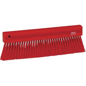 Baker's Brush - Banister, Red, 11", Soft, 1-1/5", 3-3/4", Polypropylene, Polyester