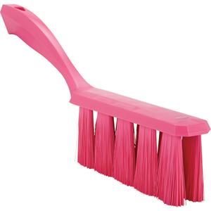 UST Bench Brush - Banister, Pink, 13", Medium, 1-1/2", 3-9/10", Polypropylene, Polyester