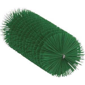 2.4" Brush for Flex Rod - Tube, Green, 7-1/10", Medium, 2.4", Stainless Steel, Polyester, 250°F