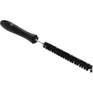 0.6" Drain Cleaning Brush - Tube/Machine, Black, 12-1/5", Stiff, 0.6", Stainless Steel, Polyester, Polypropylene