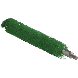 0.8" Brush for Flex Rod - Tube, Green, 8", Medium, 0.8", Stainless Steel, Polyester, 250°F