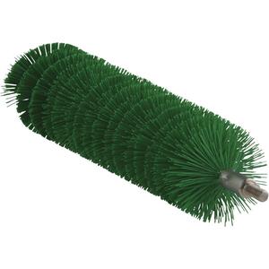 1.6" Brush for Flex Rod - Tube, Green, 8", Medium, 1.6", Stainless Steel, Polyester, 250°F