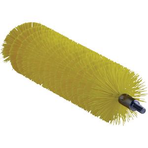 1.6" Brush for Flex Rod - Tube, Yellow, 8", Medium, 1.6", Stainless Steel, Polyester, 250°F