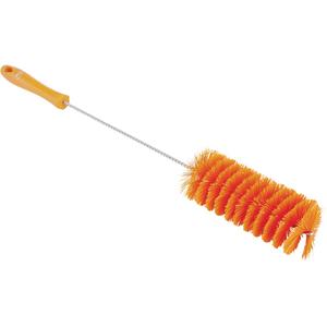 2.4" Valve Brush - Tube, Orange, 20", Medium, 2.4", Stainless Steel, Polyester, Polypropylene