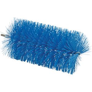 3.5" Brush for Flex Rod - Tube/Pipe, Blue, 7-7/10", Medium, 3-1/2", Stainless Steel, Polyester, 250°F