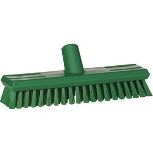 Waterfed Brush - Deck, Green, 11", Medium, 3", 3-3/4", Polypropylene, Polyester