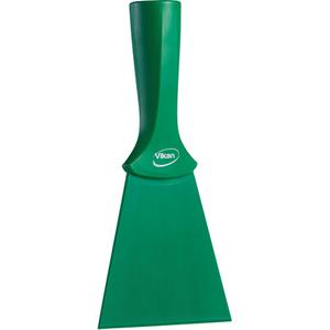 Nylon Scraper with Threaded Handle - 4", 8", Green, 1-1/4", Nylon, Polypropylene, 250°F